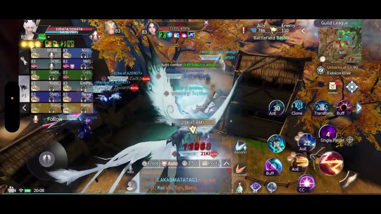 Perfect World Mobile Guild League S40 Sovereign vs AZEROT (cut)