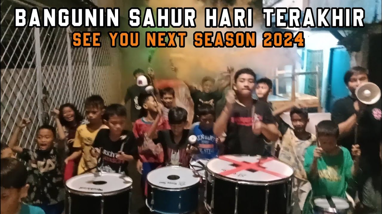 HARI TERAKHIR BANGUNIN SAHUR WARGA KAMPUNG, GOKIL BANGET 🔥 !!!