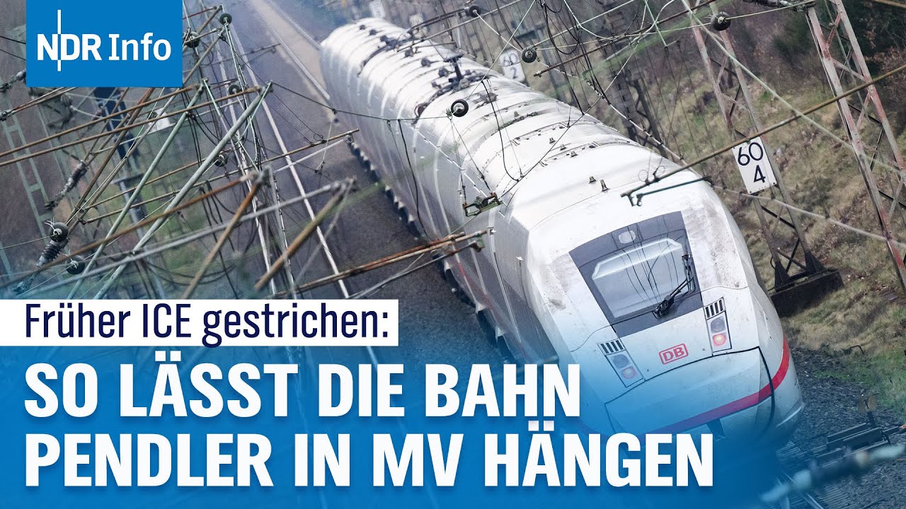 Schock für Pendler: Bahn streicht wichtige ICE-Verbindung nach Hamburg | NDR Info
