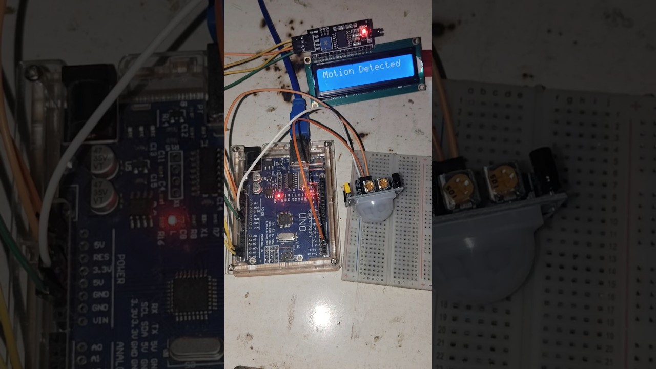 "Interfacing of PIR sensor with Arduino" 