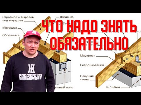 Как правильно сделать крышу. Стропильная система и её узлы. ЖКВ Саморучка