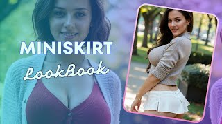 4K Ai Lookbook Cherry Blossom Park Adventure | Ai Mini Skirts Girls