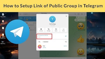 How to Setup Link of Public Group in Telegram?