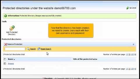 How to password protect a directory in Plesk 10