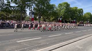 Légion étrangère, défilé du 14/07/2022 aux Champs-Elysées Resimi