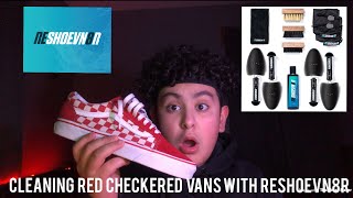 how to clean red vans