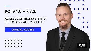 PCI v4.0 - 7.3.3: Access Control System Is Set to Deny All By Default