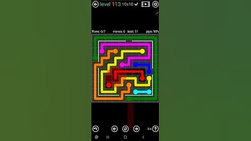 How To Solve Flow Free Courtyard Pack Level 113 10x10 Medium Board Walk Through Solution Walkthrough