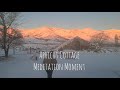 Apricot Cottage Meditation Moment - February 18, 2021 A Snowy Farm Morning