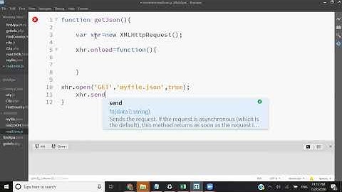 Read JSON File using Ajax
