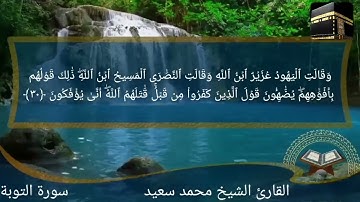 سورة التوبة ٩ للقارئ الشيخ محمد سعيد