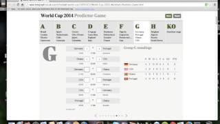 World Cup 2014 Predictions screenshot 2