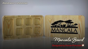 Making a Mancala Board Game Project with Axiom Precision | Vectric FREE CNC Project