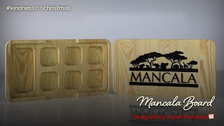 Making a Mancala Board Game Project with Axiom Precision | Vectric FREE CNC Project screenshot 1