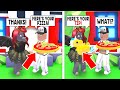 Tipping The Pizza Delivery Guy The GOLDEN PET Of His DREAMS In adopt Me! (Roblox)