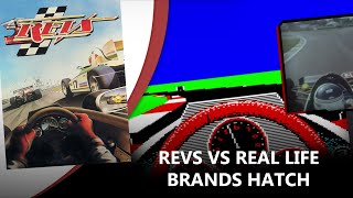Revs (1985) vs. Real-life: Brands Hatch Geometry