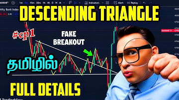 Descending Triangle Chart Pattern Analysis | Trading Strategy in Tamil | Trading Advisor Tamil