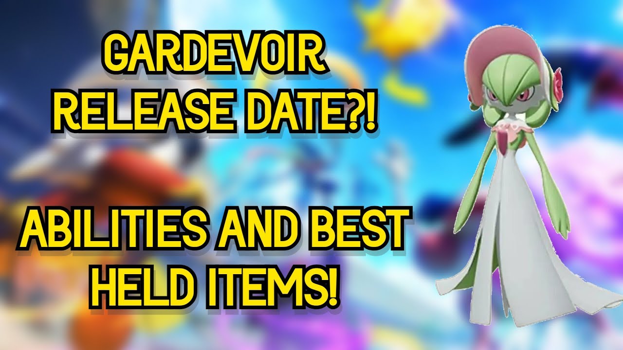 GARDEVOIR ABILITIES, BEST ITEMS! | Pokemon Unite |