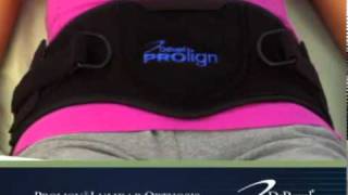 How to apply Prolign Back Brace