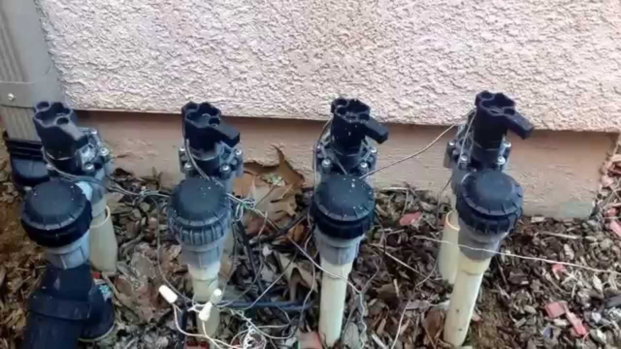 How to manually turn on sprinkler system YouTube