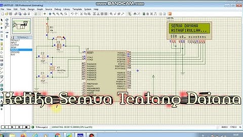 Cara program LCD 16x2 dengan Bascom AVR Proteus|| Menampilkan text dalam LCD|| Proteus simulation.
