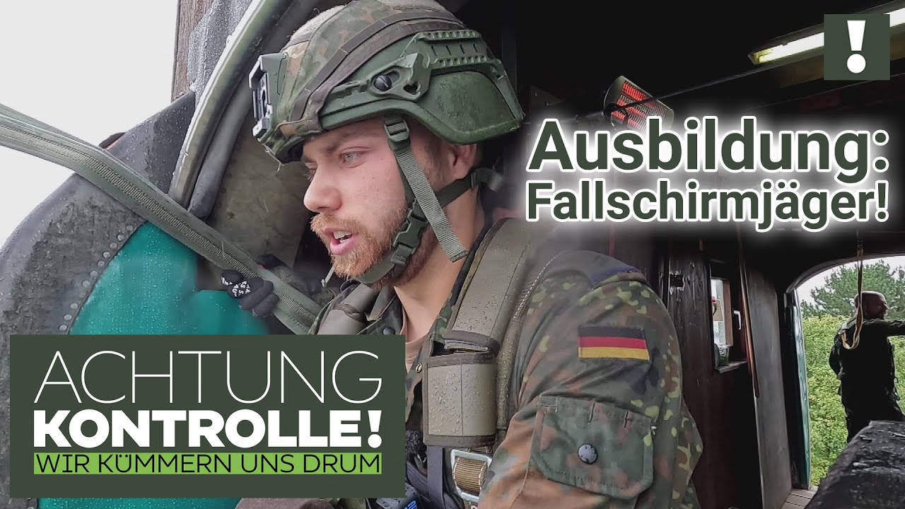 Im Ernstfall gibt es kein NETZ! Die Ausbildung zum Fallschirmjäger! | Achtung Kontrolle