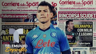 La prensa italiana se rinde ante el Chucky Lozano | Telemundo Deportes ...