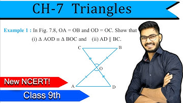 Class9 Example 1 of Chapter 7 triangles || Class 9th || NEW NCERT || By Rajeev Sir ||