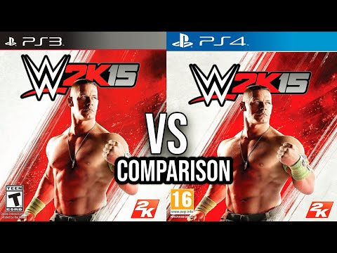 WWE 2K15 PS3 Vs PS4