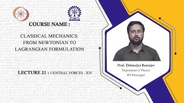 Lecture 21 Central force - 14