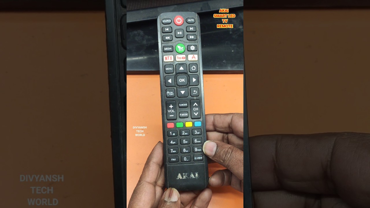 Akai Smart led tv Remote