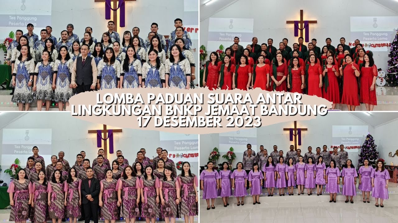 Suno Yehowa: Perlombaan Paduan Suara Antar Lingkungan BNKP Jemaat Bandung - 17 Desember 2023