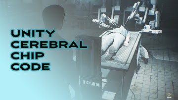 Unity cerebral chip code in the surgery room. (4k)