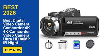 Best Digital Video Camera Camcorder 4K 4K Camcorder Video Camera Ultra HD 80MP IR Night