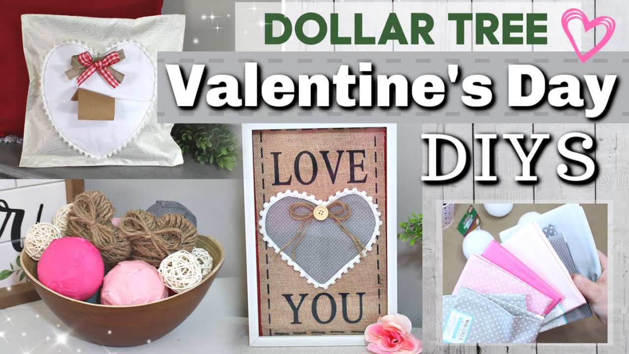 Simple EASY DIY Valentines Gift Ideas from Dollar Tree~Dollar Tree  Valentines Day Gifts Under $5 