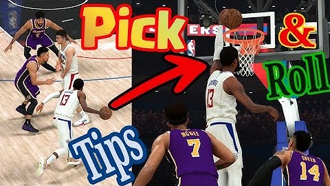 How to pick and roll in NBA 2k21