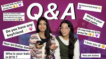 Q&A Video | 100k followers on Instagram | Thank you Friends💜