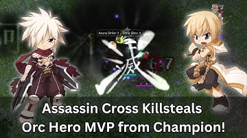 [Arcadia Online] Assassin Cross Beats Champion for Orc Hero MVP! Ragnarok Online Pre-Renewal Server