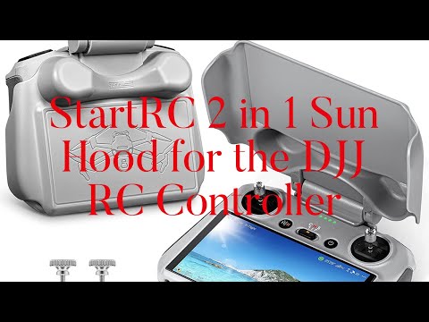 StartRC 2-in-1 Protective Cover and Sunscreen for the DJI RC Controller 