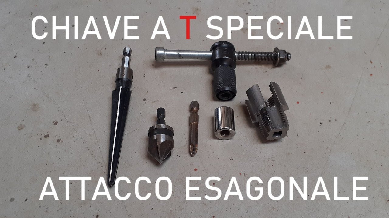 Costruire chiave a T attacco esagonale