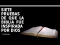 Siete Pruebas De Que La Biblia Fue Inspirada Por Dios