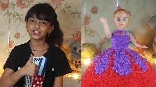 Princess barbie doll cake recipe,wo bhi bina owan cooker main,डॉल केक,doll cacke recipe screenshot 4