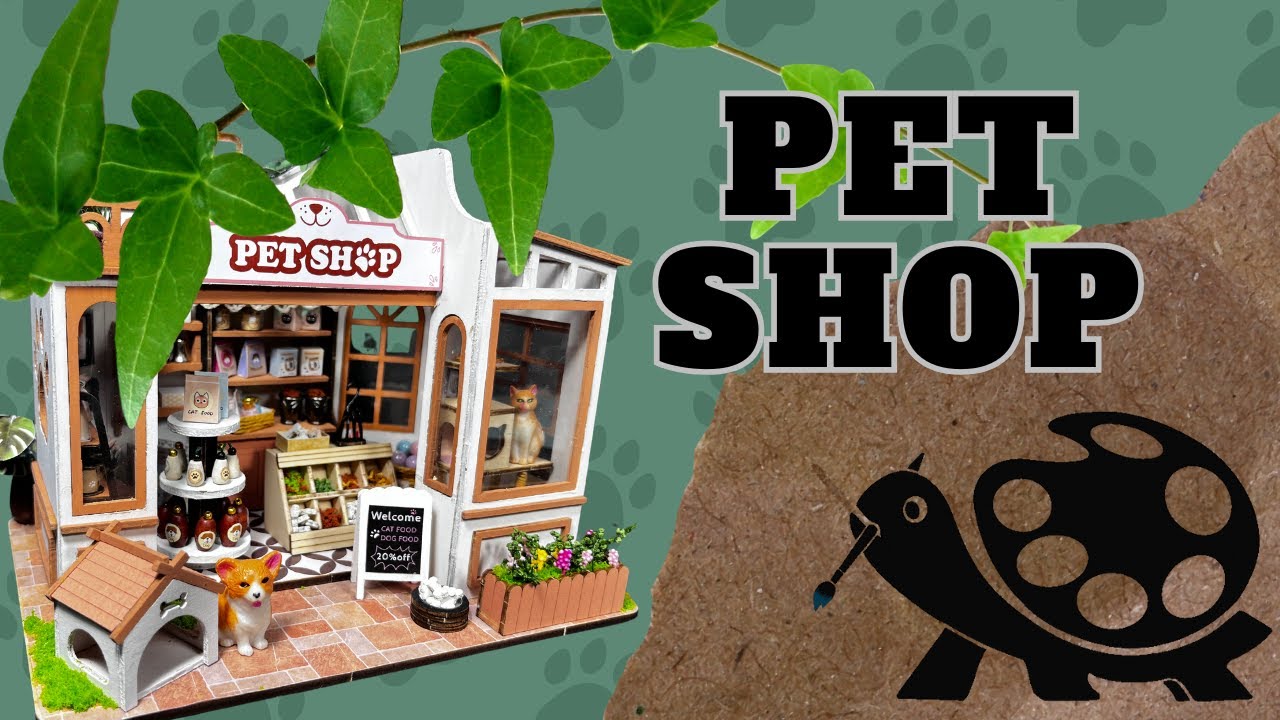 Building a Miniature Pet Shop 🐱🐶 #diy #miniature