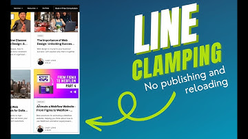 Custom Code in Webflow - Line Clamping - View Changes without Publishing and Reloading