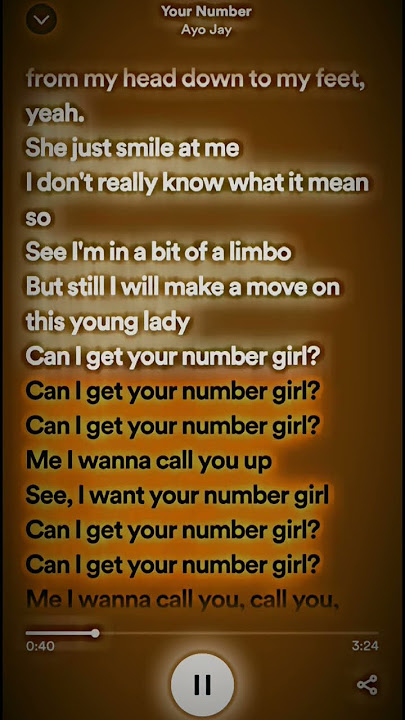 Ayo Jay - Your number (sped up)