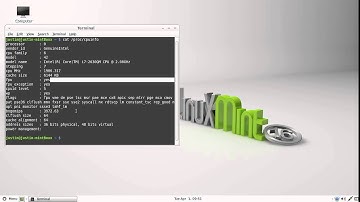 Detect your CPU model in Linux Mint 16