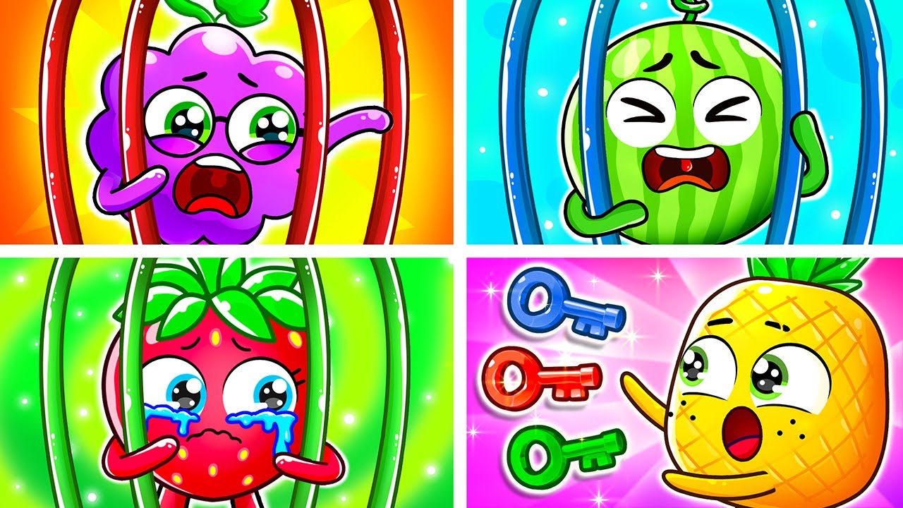 Escape from the COLOR PRISON | YUM YUM Canada - Funny Kids Songs