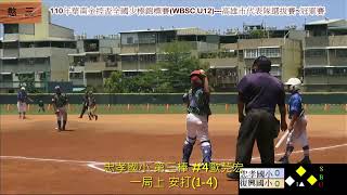 2021.08.03_V2-157【110年華南金控U12高雄市代表隊選拔賽】冠軍賽G18 復興國小v.s忠孝國小 忠孝國小 第三棒 #4歐芫宏 三壘手 (3-4)~在頂庄110.05.07