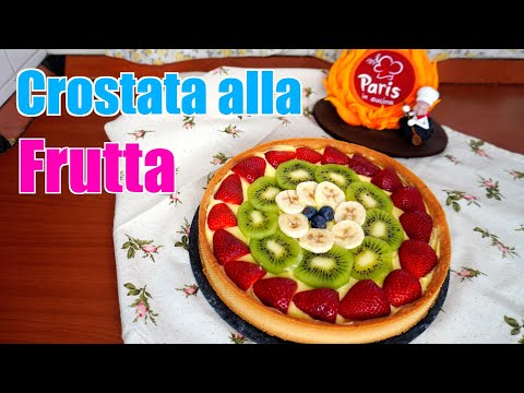 Crostata alla frutta con Crema Diplomatica (senza gelatina) (SUB-ENG)