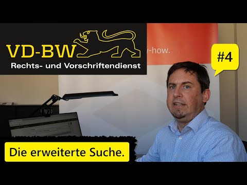 VD-BW – Die erweiterte Suche, einfach erklärt!